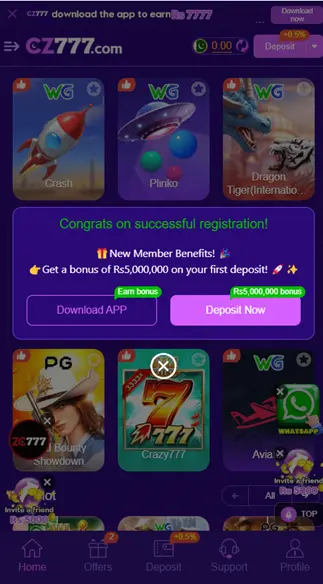 cz777 casini bonus
